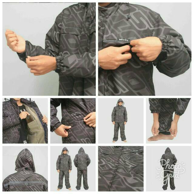 Jas Hujan Tebal Anti Bocor