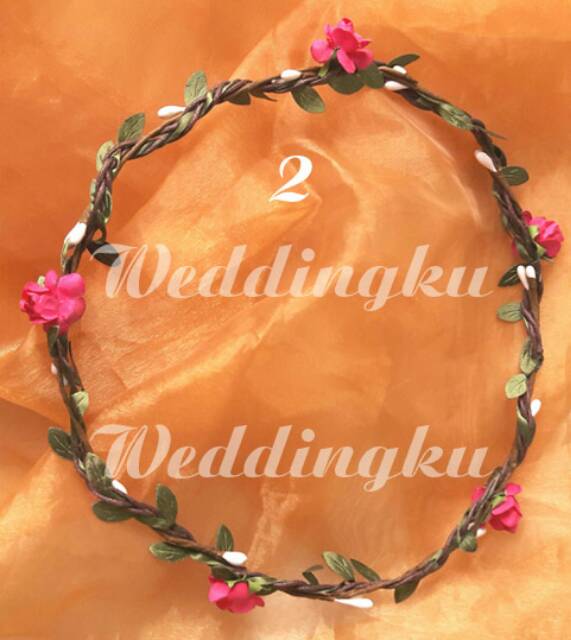 Headpiece,Bando,Hiasan Rambut,Flower Crown, Aksesoris Rambut, Mahkota