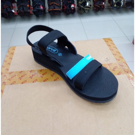 Carvil GT Sandal Gunung Wanita Dewasa Joanna-TB Black/R Blue