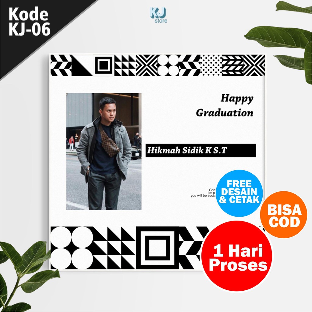 Wall decor Bingkai Foto Pajangan dinding Custom Wisuda Ultah dan Nikah Pacar Sahabat Teman Ibu Ortu
