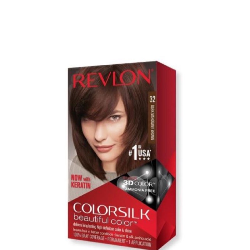 Revlon Colorsilk Hair Color Cat Rambut - Dark Mahogany 32