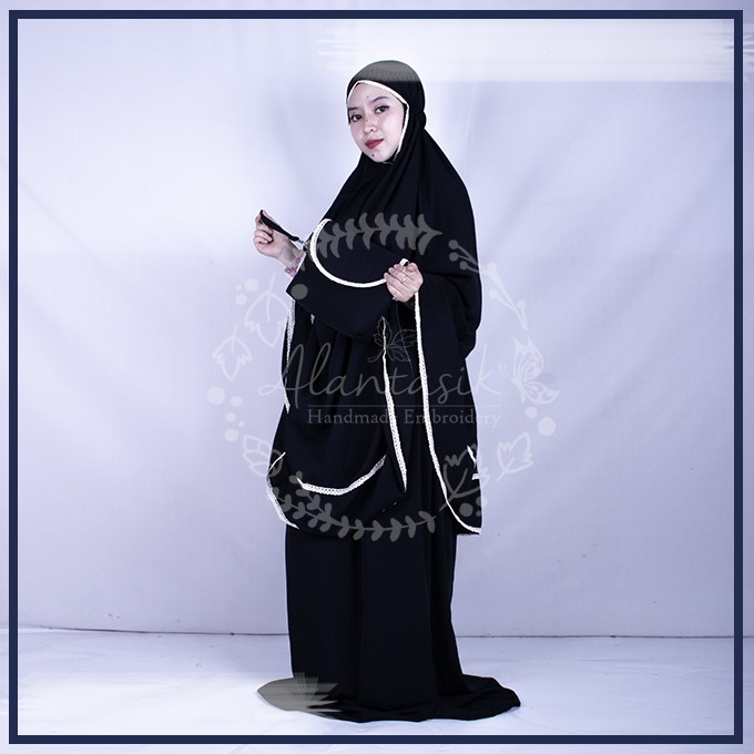 Alantasik - mukena wolfis jumbo lace R.12