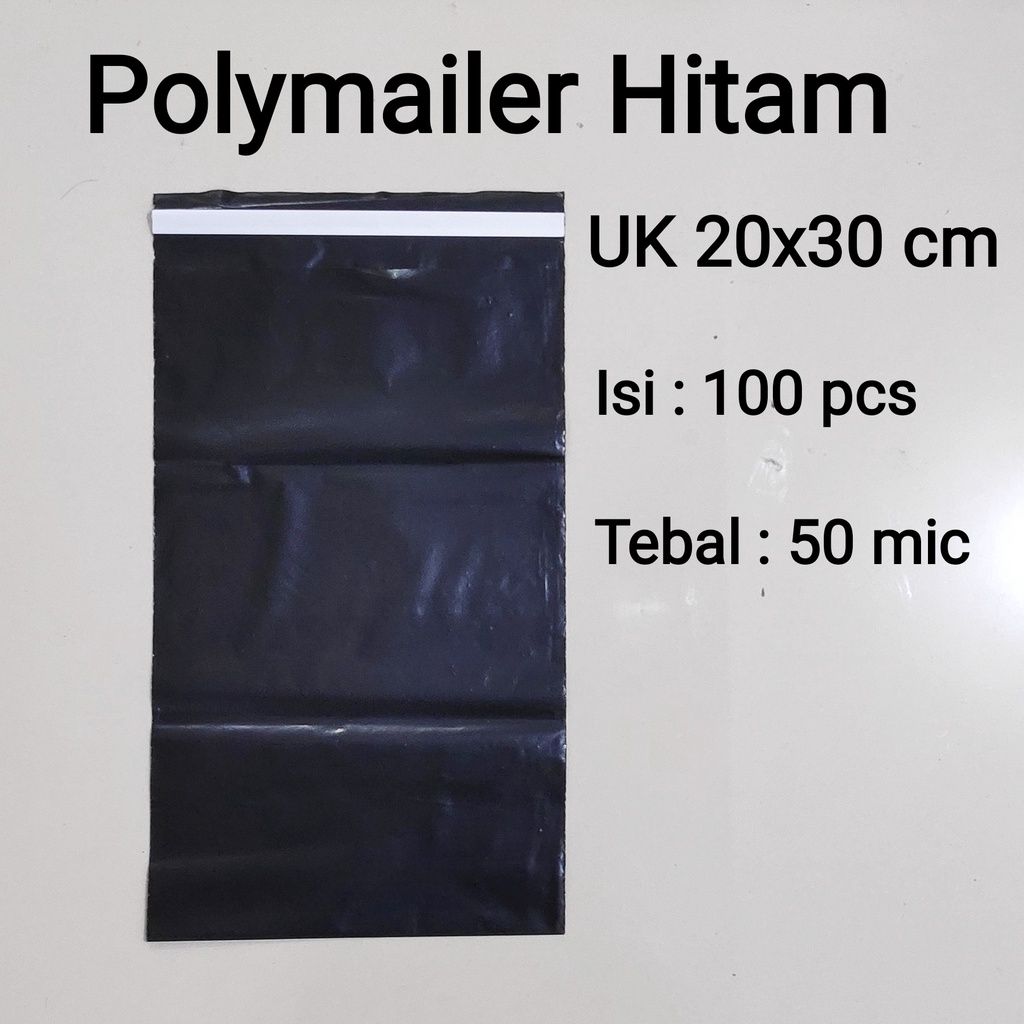 Plastik Polymailer Uk 20x30 (100pcs) , plastik lem Silver, plastik packing, plastik bungkus paket