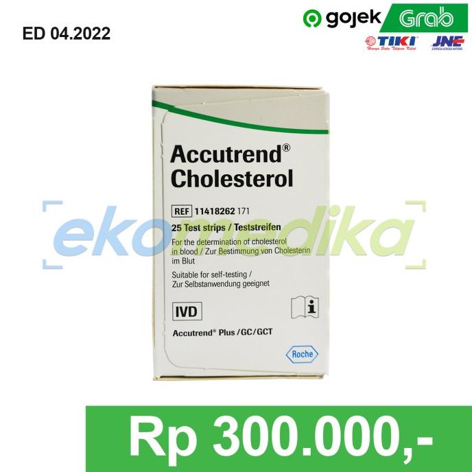 Strip Accutrend Cholesterol 25T Termurah