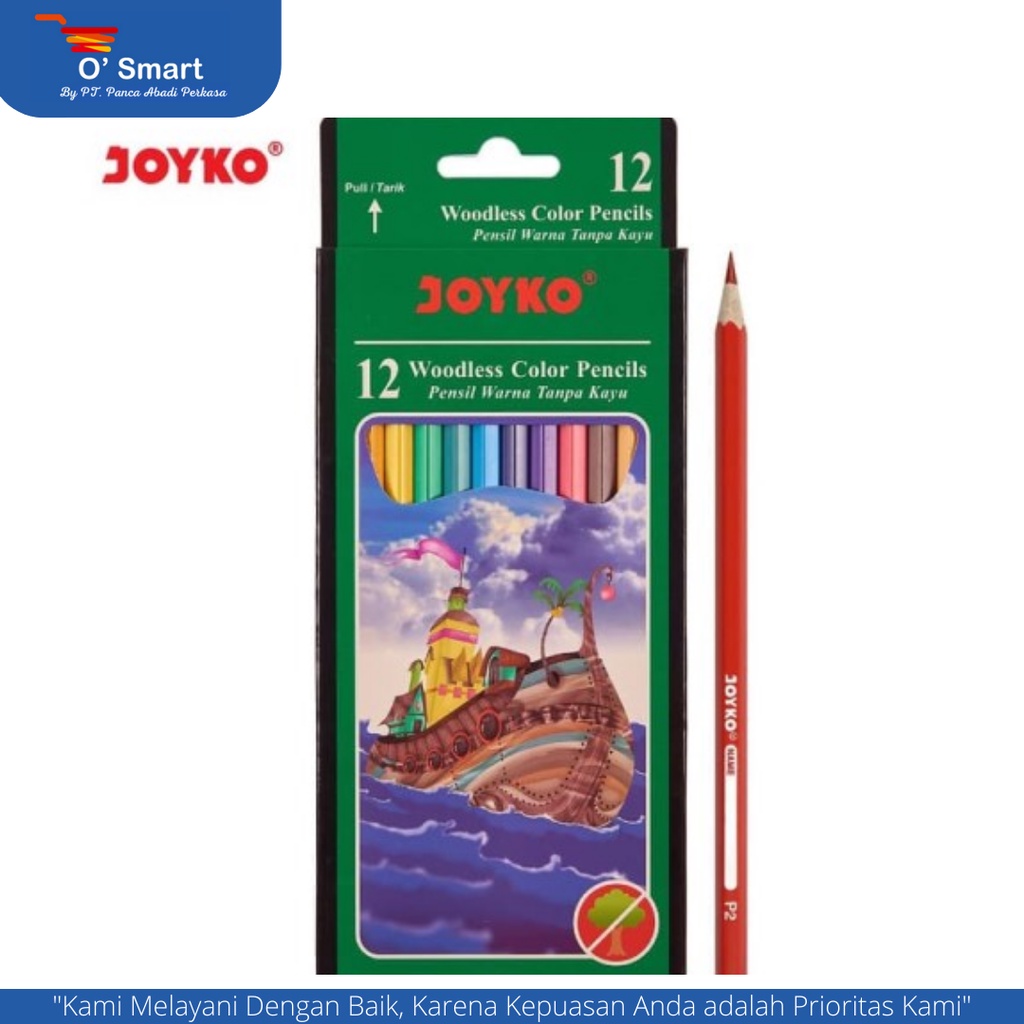 

JOYKO Pensil 12 Warna Panjang CP-103