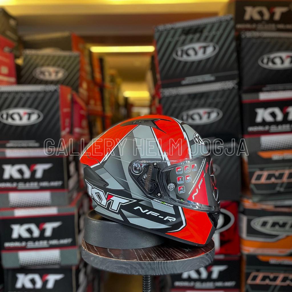 KYT NFR XAVI FORES 2021 MATT BLACK RED