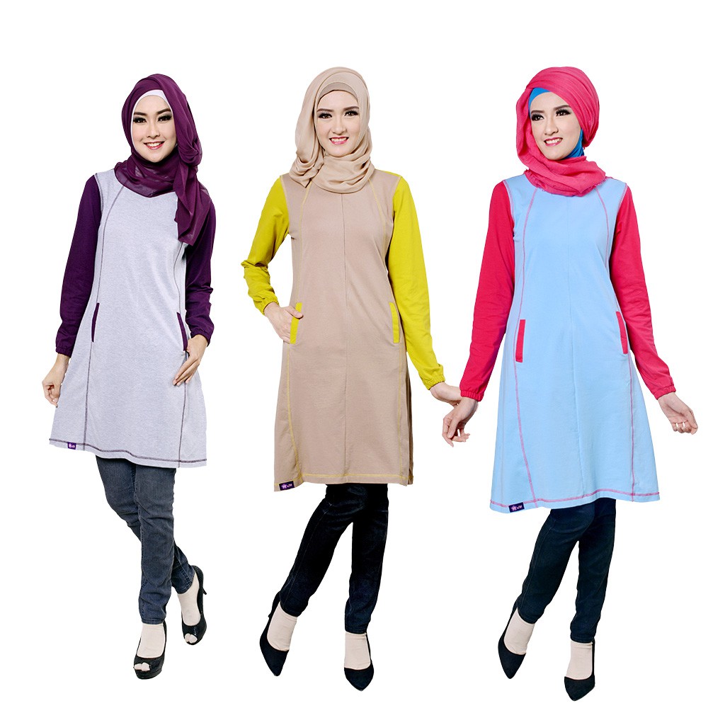 Baju Atasan Wanita Tunik Mutif M143