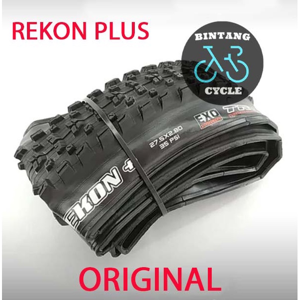 MAXXIS REKON PLUS 27.5X2.80 EXO Tubeless Ready - Ban Luar Sepeda MTB Kevlar
