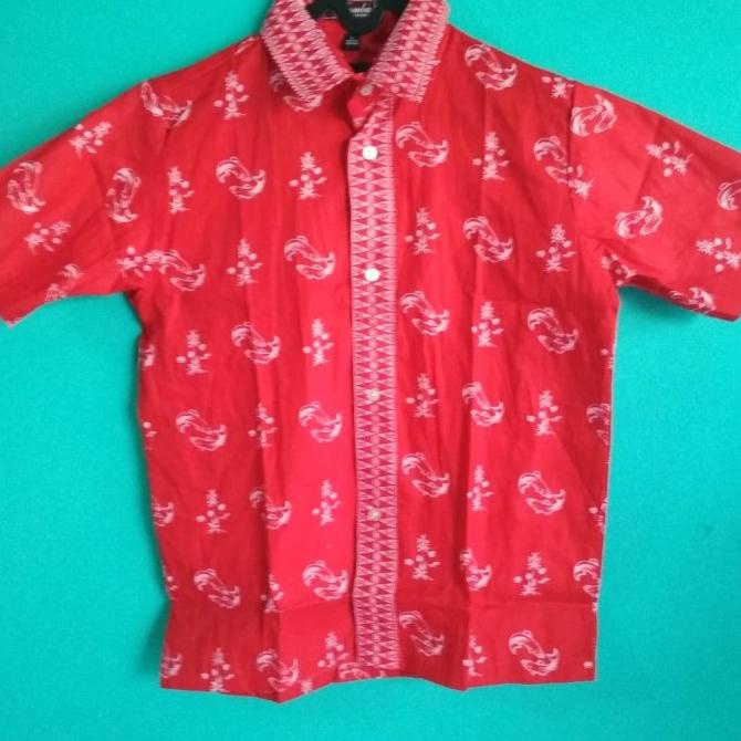 batik sd sekolah dasar motif gabus merah