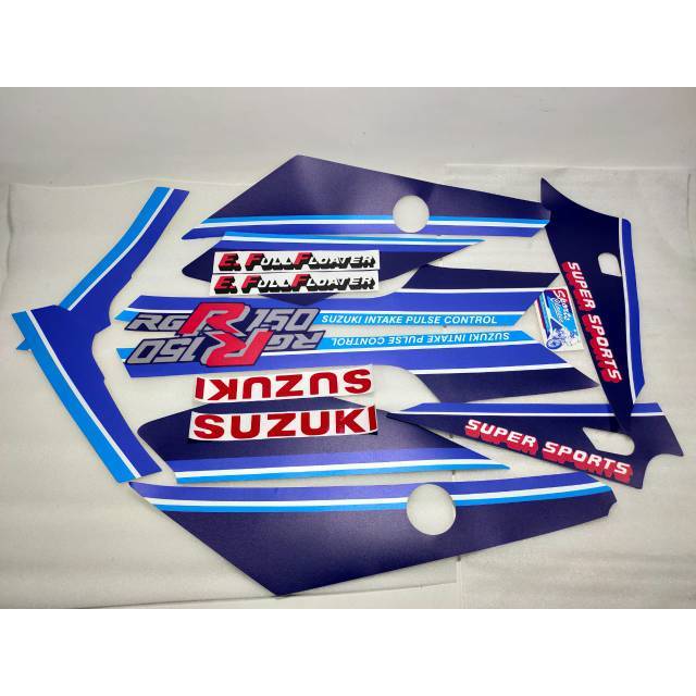 Sticker Striping RGR Sprinter 91 92 Copy Original Putih