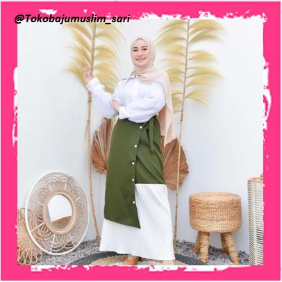 Rok Flare Tutu Skirt Polos Wanita Terbaru Uniqlo Skirt Termurah