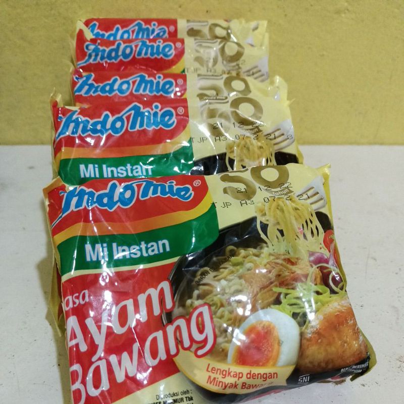 

Indomie ayam bawang/isi 5 pcs