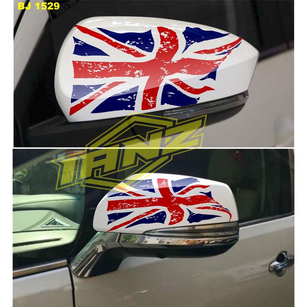 DECAL STIKER SPION MOBIL BENDERA INGGRIS / STIKER MOBIL / STIKER SPION