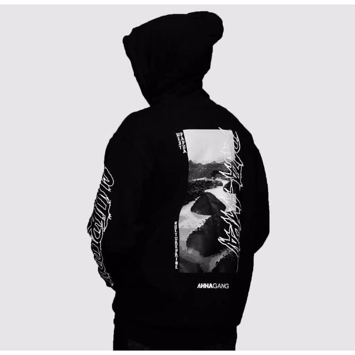 Jaket RAJA AMPAT Bahan fleece Tebal / Sweater Hoodie RAJA AMPAT