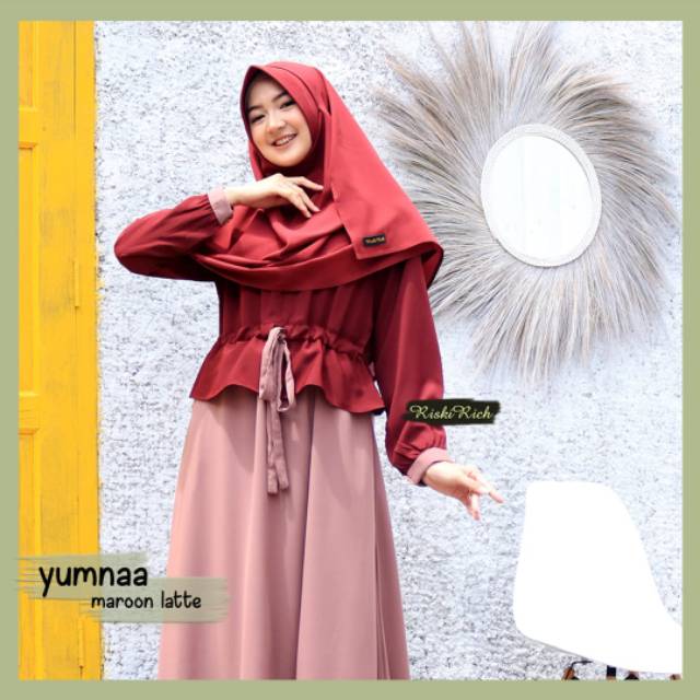 Gamis Yumna Original By Riskirich Shopee Indonesia