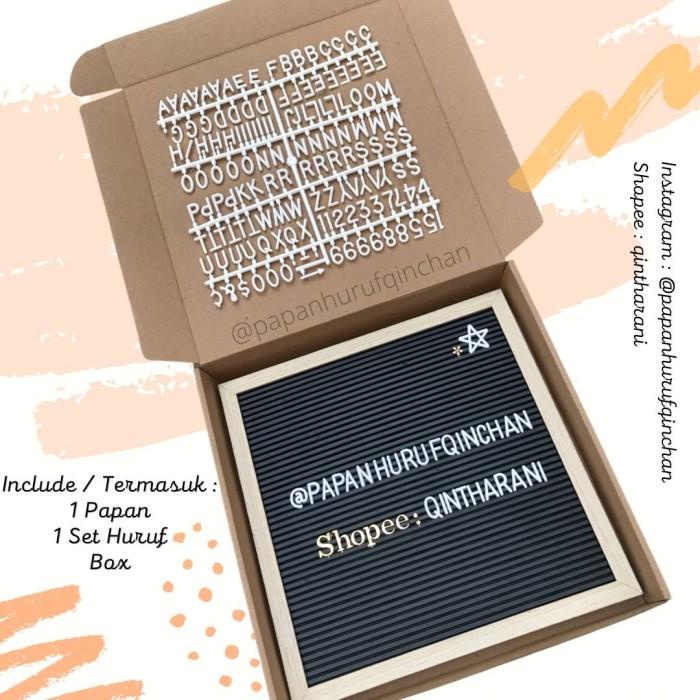 

Nov | Papan Huruf Nama Bayi Newborn Letter Board Bahan Plastik