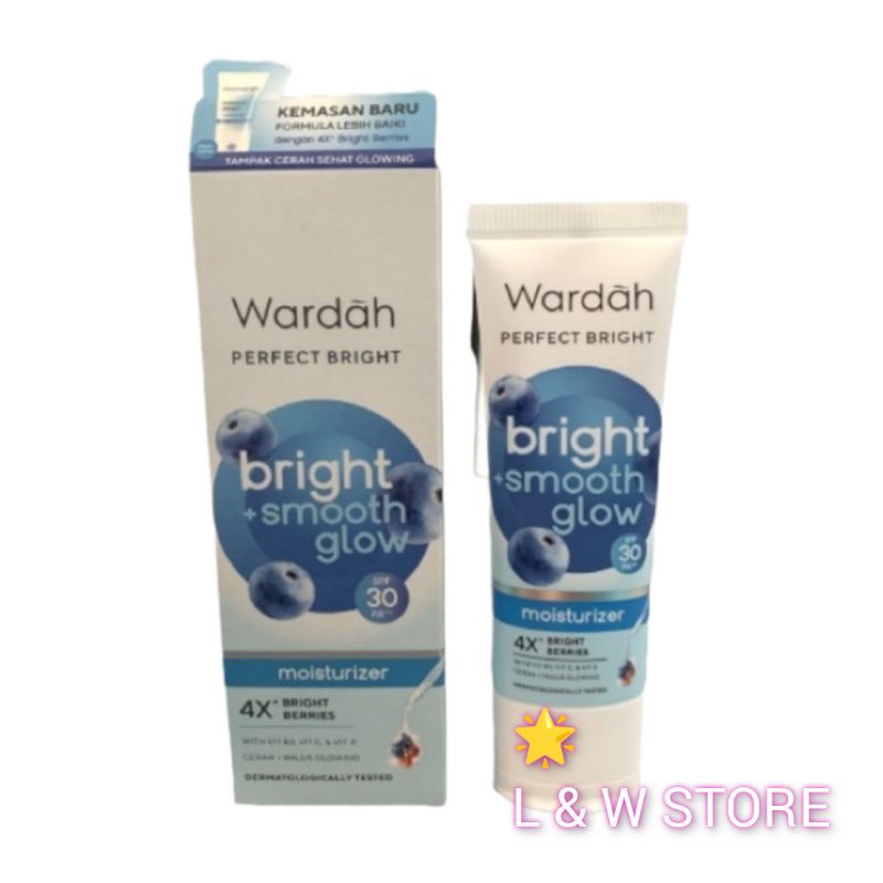 Wardah Perfect Bright Lightening Moisturizer Smoothing spf 30 Pa+++