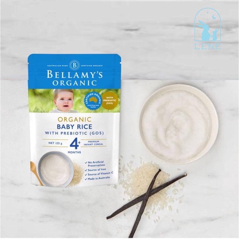 Jual Bellamys Bellamy ORGANIC BABY RICE WITH PREBIOTIC 4M+ 125GR