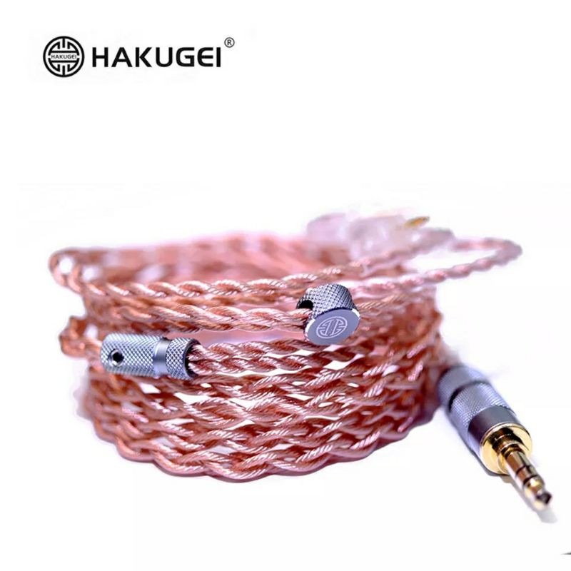 HAKUGEI Copper 7NOCC Litz Cable 22AWG HiFi Earphone Upgrade Cable MMCX 2Pin 0.78mm