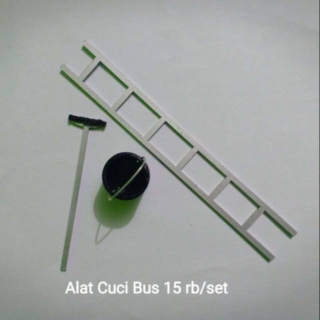 Peralatan Cuci Bus Miniatur Skala 20