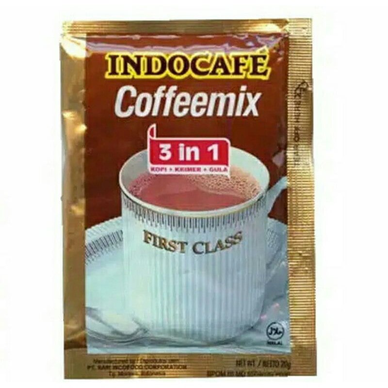 

INDOCAFE COFFEE MIX 3 IN 1 RENCENG 10 SACHET NETTO 20g