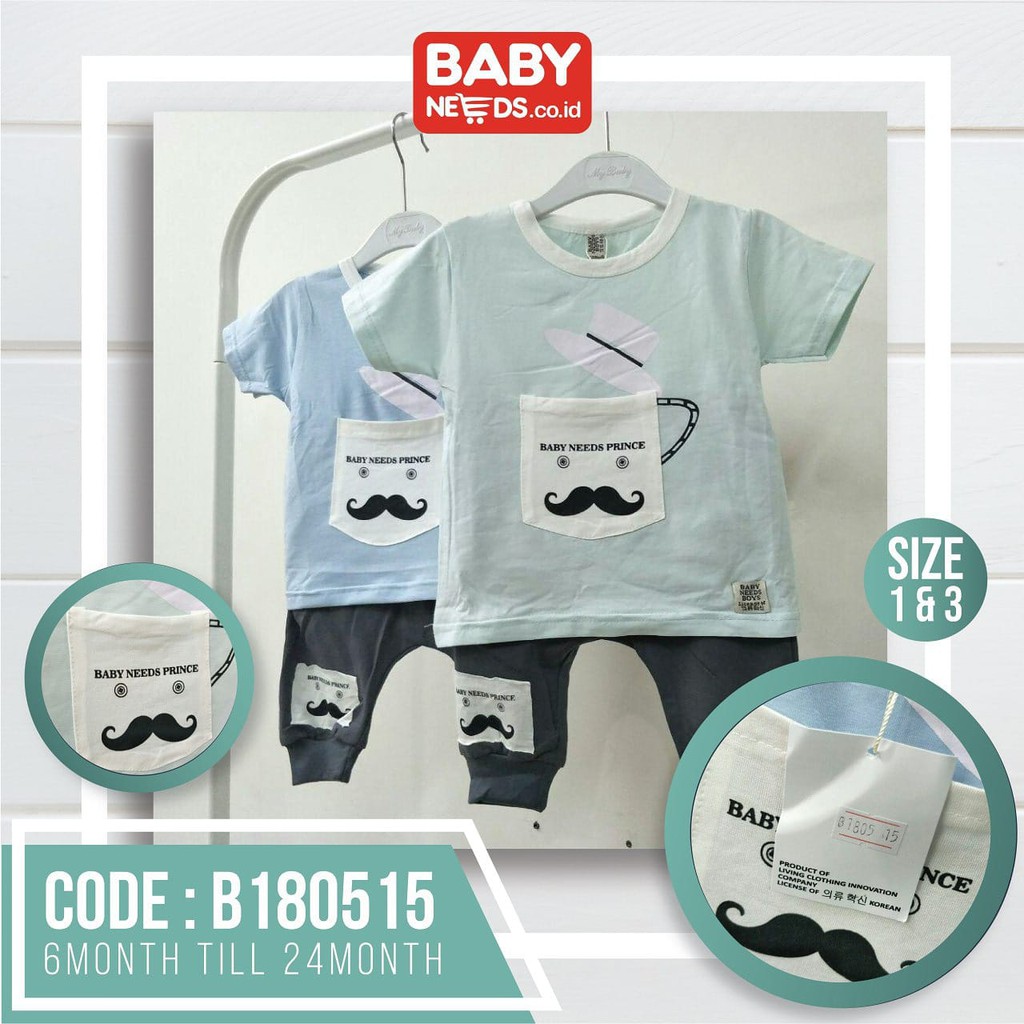 Setelan Baby Needs Prince