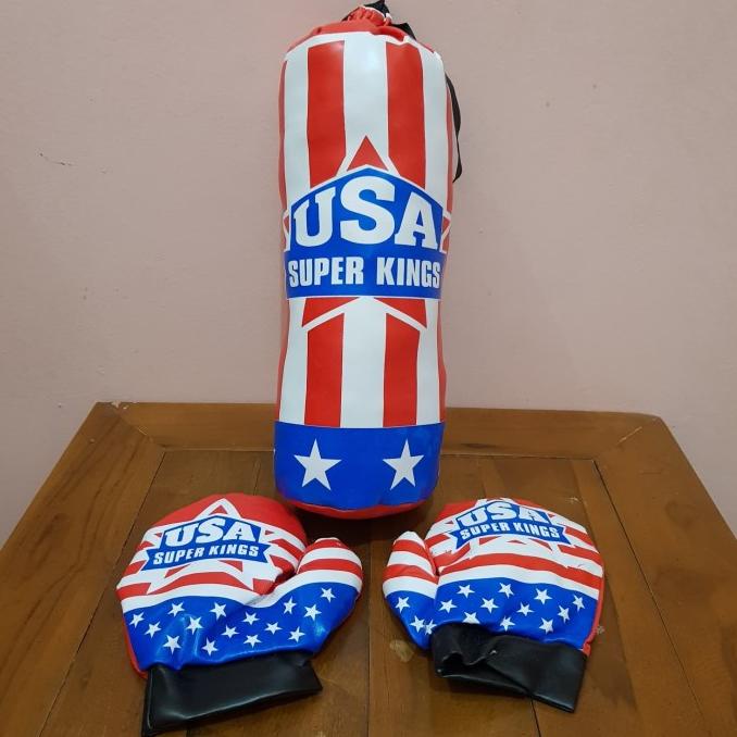 Set Sarung Tinju Samsak Anak - Mainan Olahraga Tinju Samsak Sarung