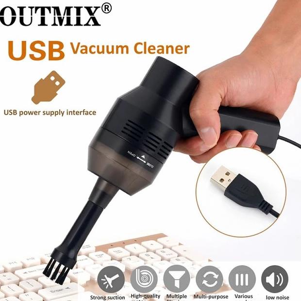 Penyebut Debu USB Vacuum Cleaner Mini Portable Keyboard Laptop CPU PC