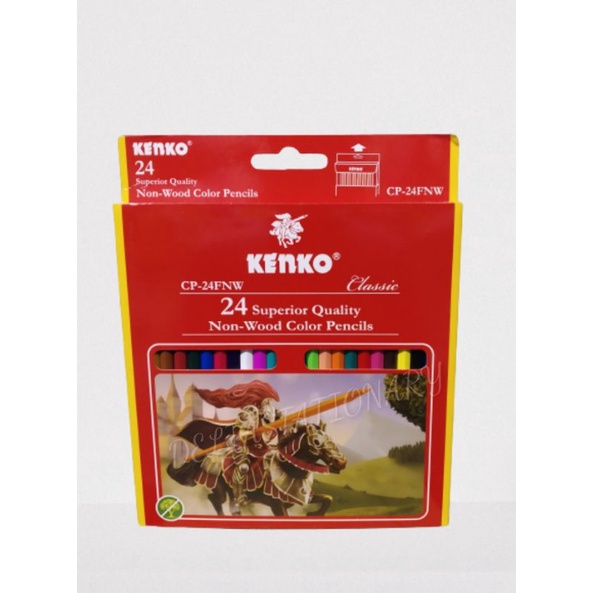 

pensil 24 warna kenko