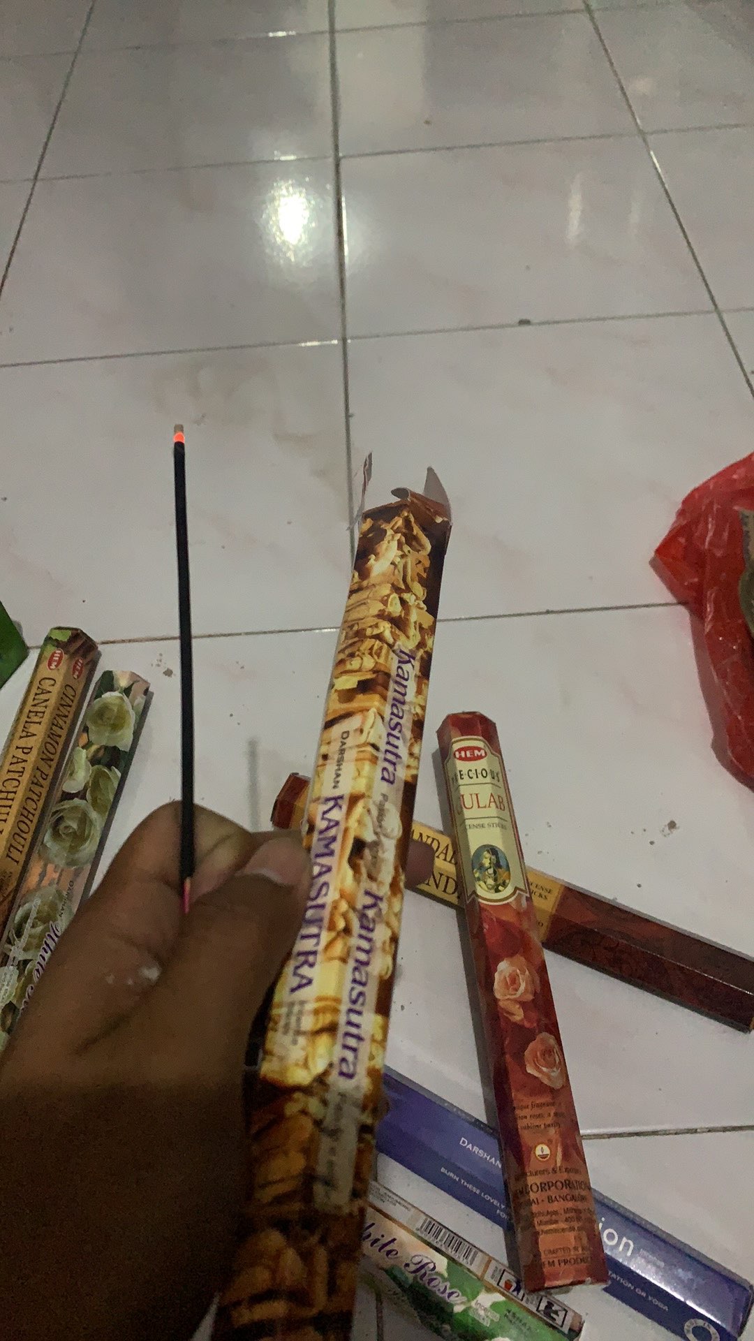 Dupa Hio India Darshan Kamasutra Hexa Handmade Isi 20 Batang