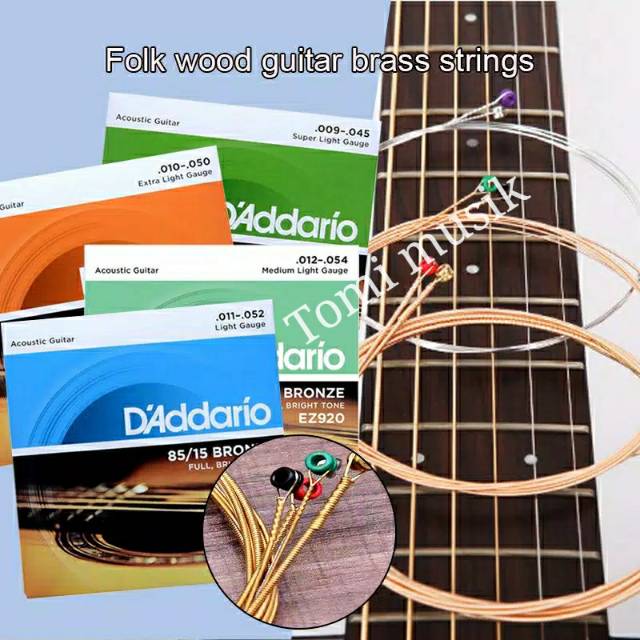 Senar gitar akustik string d'addario bronze EZ890 EZ900 EZ910 EZ920