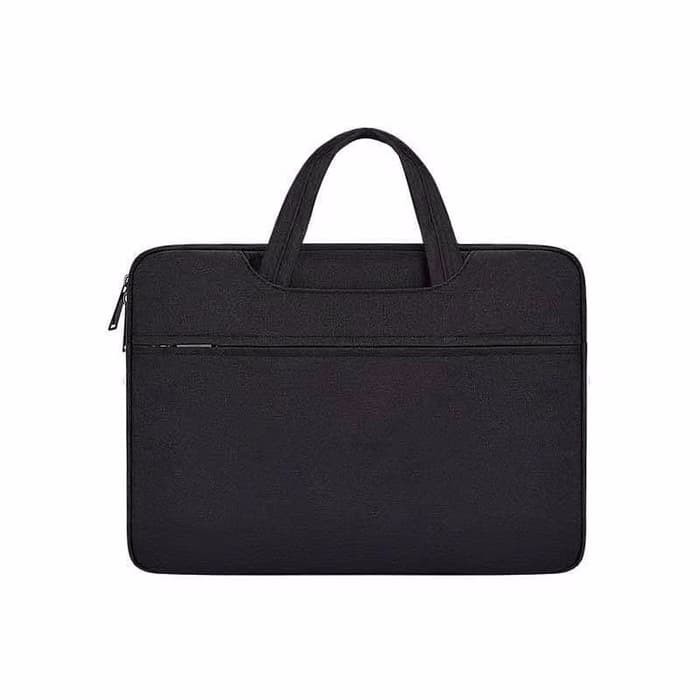 Tas Laptop 14 inch Softcase Nylon Jinjing Waterproof - Black
