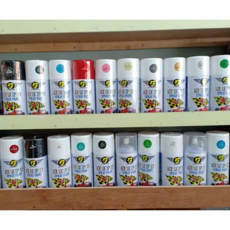 Rj London Pilok Pilox Warna Glossy Metalik Doff Candy (Gold, Blue, White, Black, Red, Orange, Violet