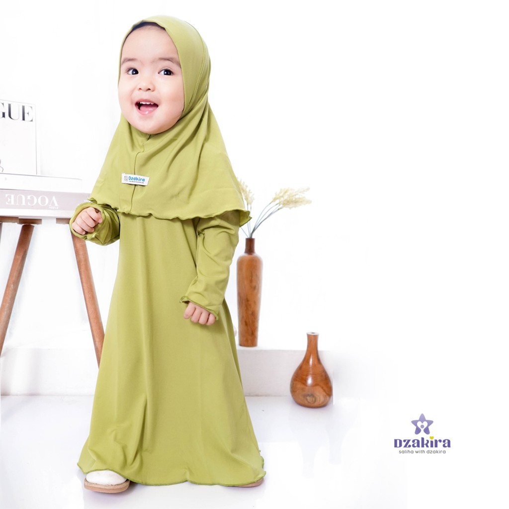 GAMIS BAYI LUCU KIA DAILY ORIGINAL BY DZAKIRA BAHAN JERSEY ITW PREMIUM WARNA  AVOCADO