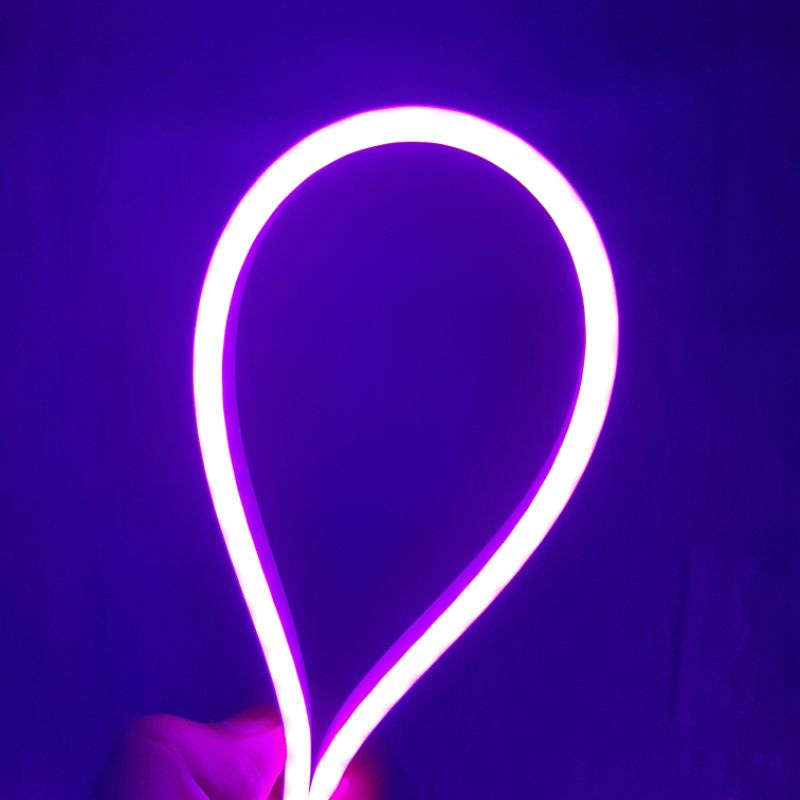 LED alis eagle eyes drl motor led alis motor mobil warna 12volt model pipih bukan bulat Panjang 30 Cm-Ungu