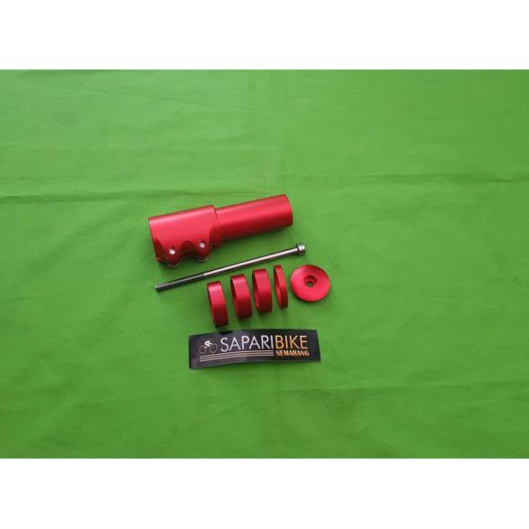 ADAPTOR PENINGGI FORK STEM STEERTUBE EXTENDER ADAPTER SALE !!