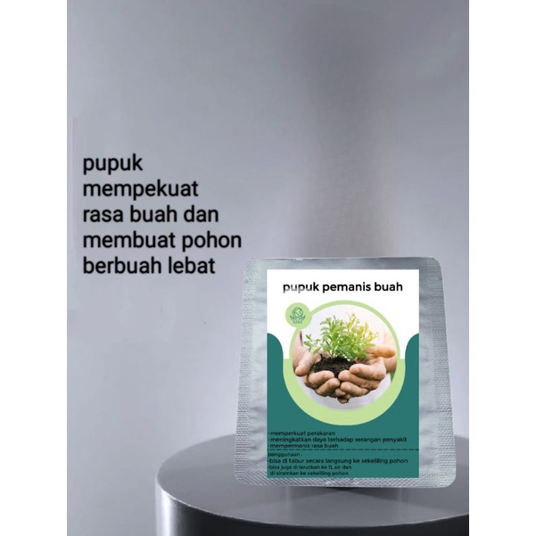 pupuk mempermanis  pohon berbuah