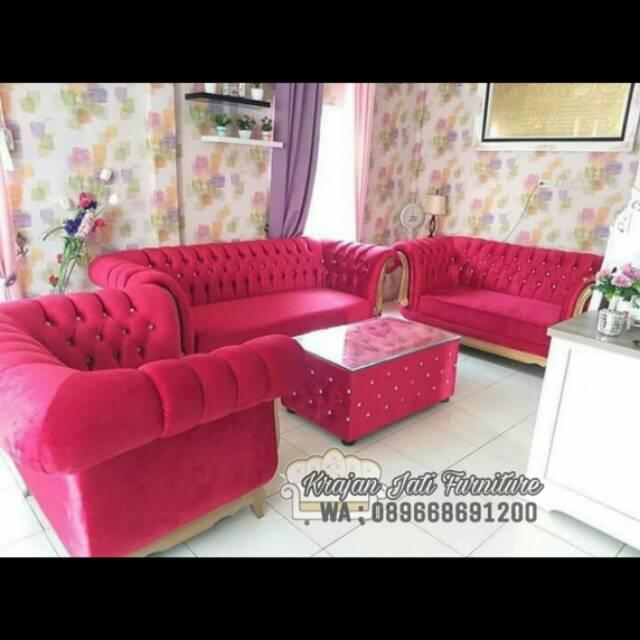 Kursi tamu sofa chester