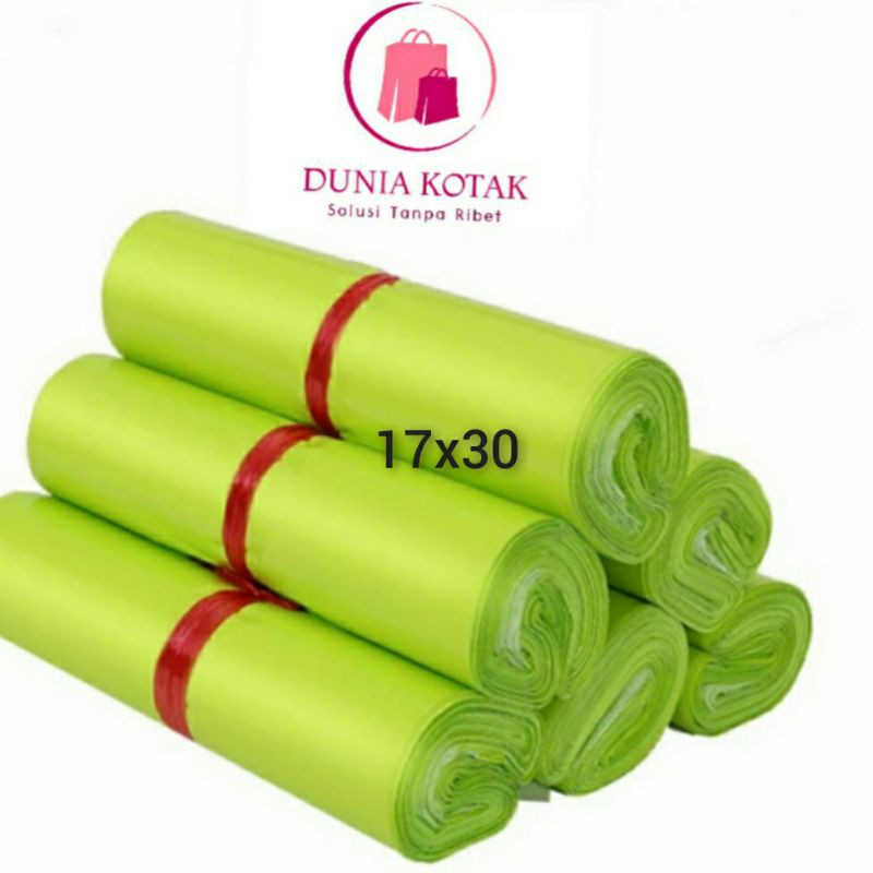 

Plastik Polymailer Hijau 17x30