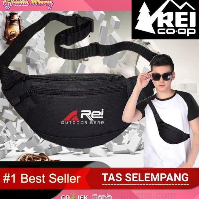 TRUSTED SELLER WAISTBAG PRIA DISTRO~ TAS SELEMPANG REI OUTDOOR / WAISTBAG / TAS PRIA -A1 EKONOMIS