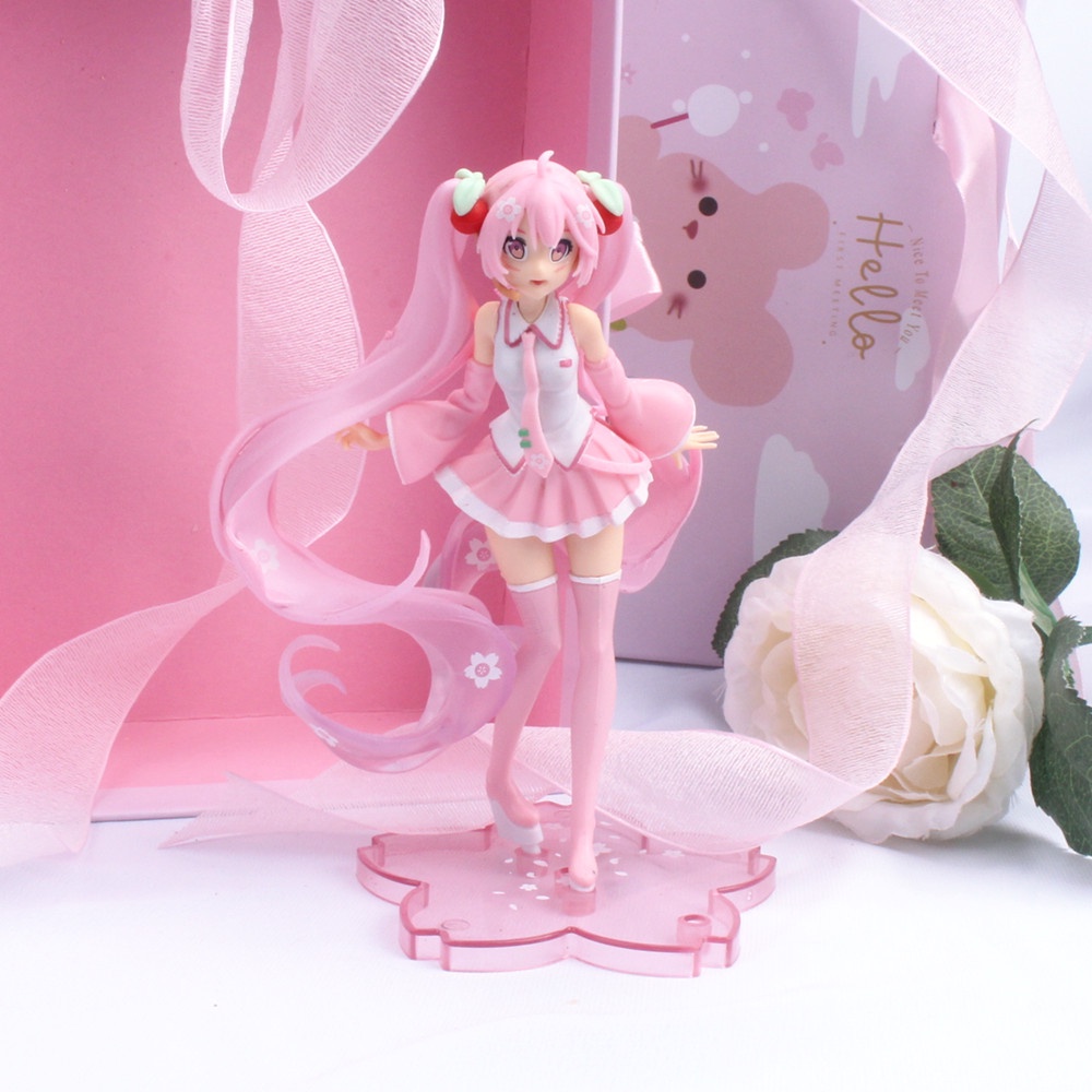 Sakura Hatsune Miku PVC Action Figure Collection Model Toy Doll