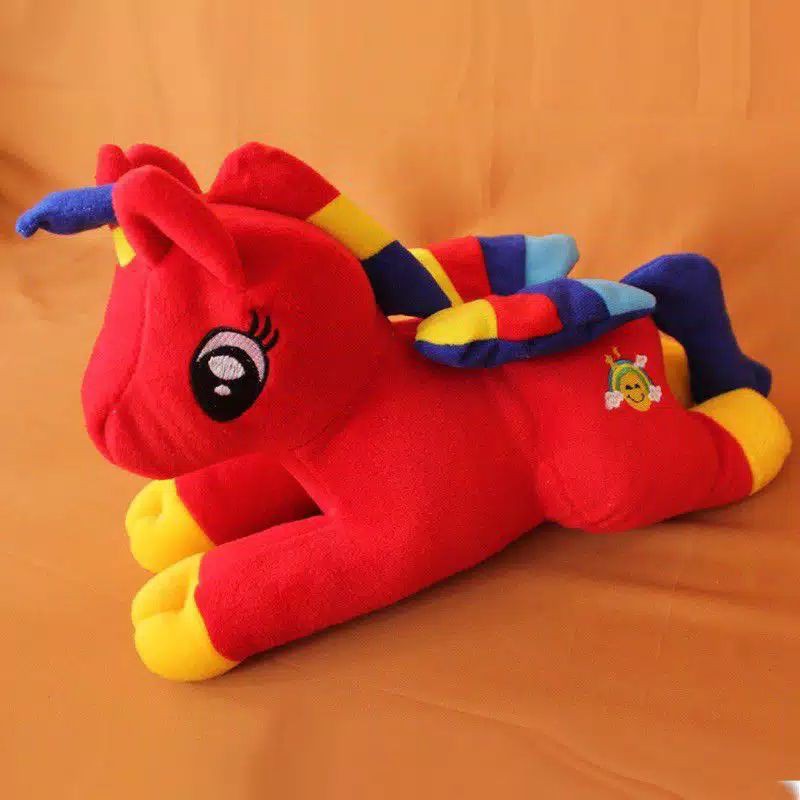 boneka  unicorn kuda pony duduk size L