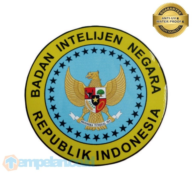 STIKER BADAN INTELIJEN NEGARA ( BIN )
