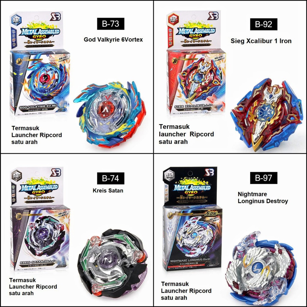 Gasing Beyblade Burst Evolution merk SB Seri God Layer System - Gangsing Beyblade Murah