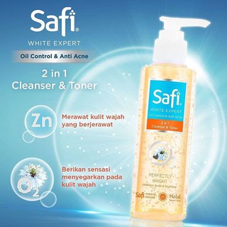 ★ BB ★ SAFI White Expert Oil Control &amp; Anti Acne 2in1 Cleanser &amp; Toner 150ml