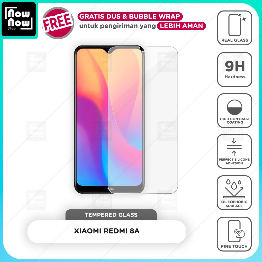 Tempered Glass Anti Gores Xiaomi Redmi 8A Screen Guard Protector 9H Kaca Temperglass