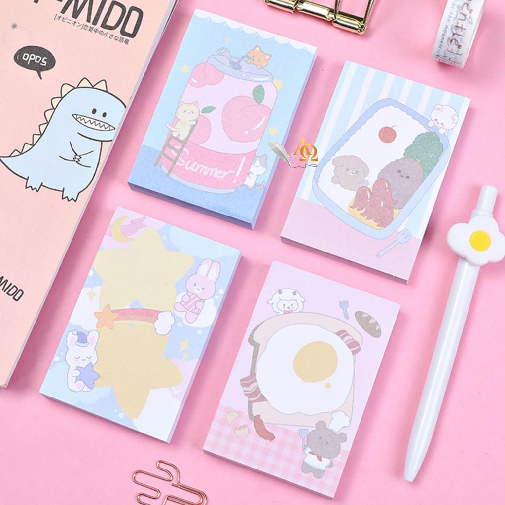 

Stick Note Unik / Sticky Note Motif Imut Isi 100 Lembar