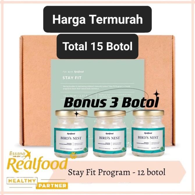 

Realfood Stayfit ( p.12 jar ) minuman sarang burung walet