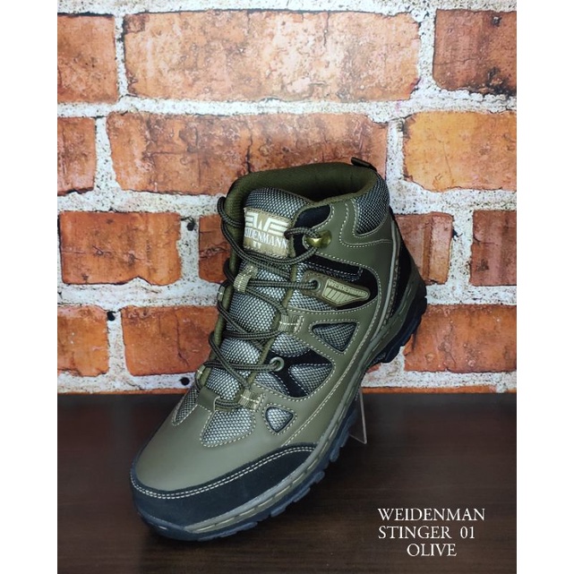 Sepatu pria boots WEIDENMAN, sepatu gunung bahan kulit