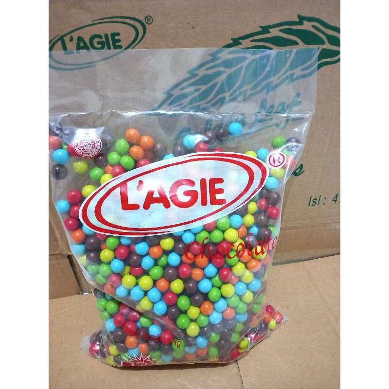 

AGEN COKLAT KILOAN TERMURAH / GOLDEN MINI WARNA / L'AGIE - Lagie / coklat murah